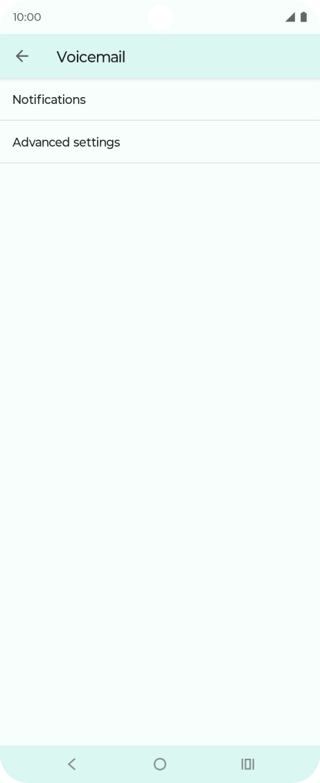 Press Advanced settings.