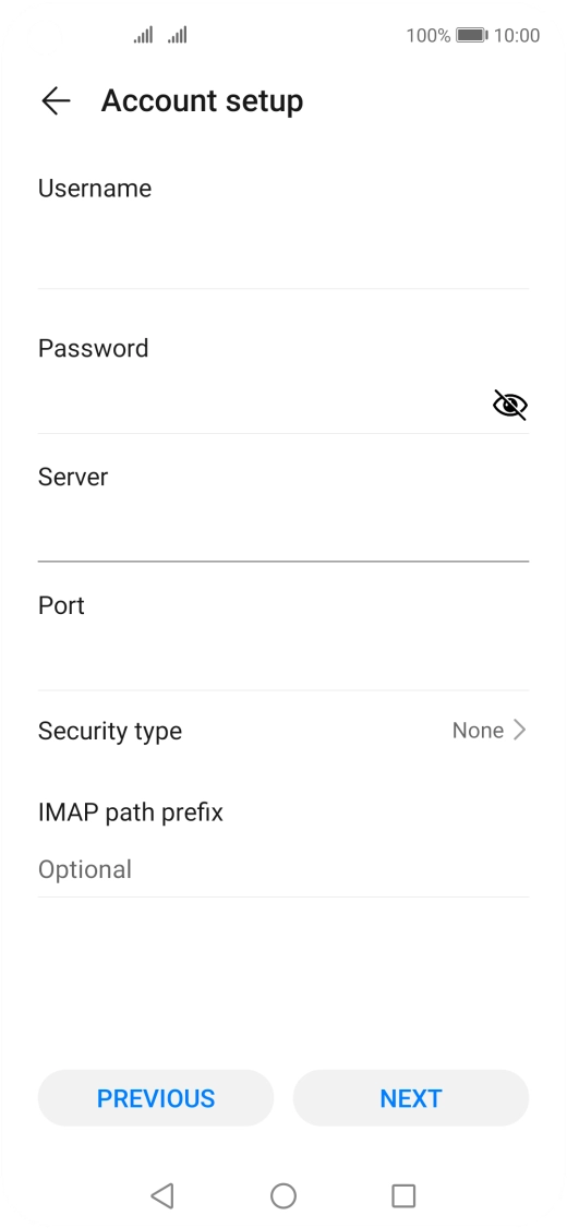 Press the field below 