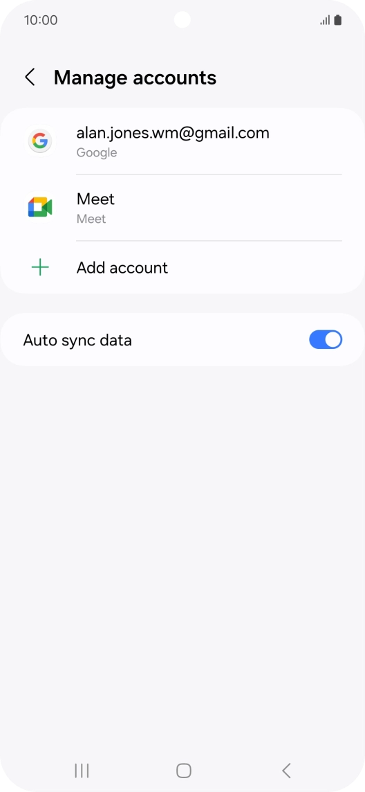 Press the Home key to return to the home screen.