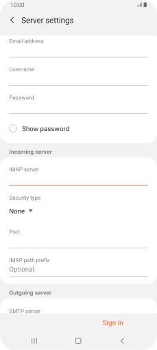 Press the drop down list below 
