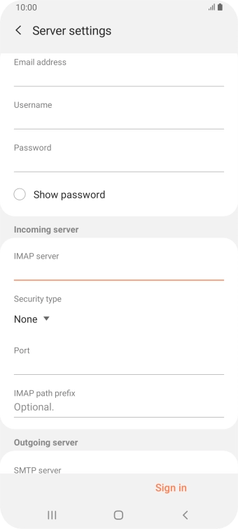 Press the drop down list below 