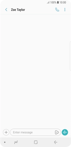 Press the text input field and write the text for your picture message.