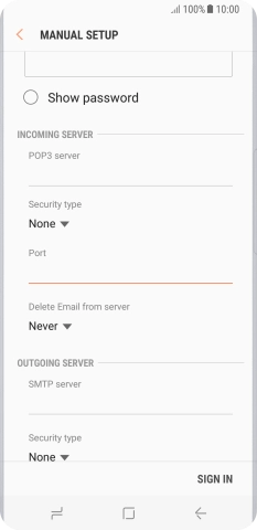 Press the drop down list below 