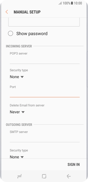 Press the drop down list below 
