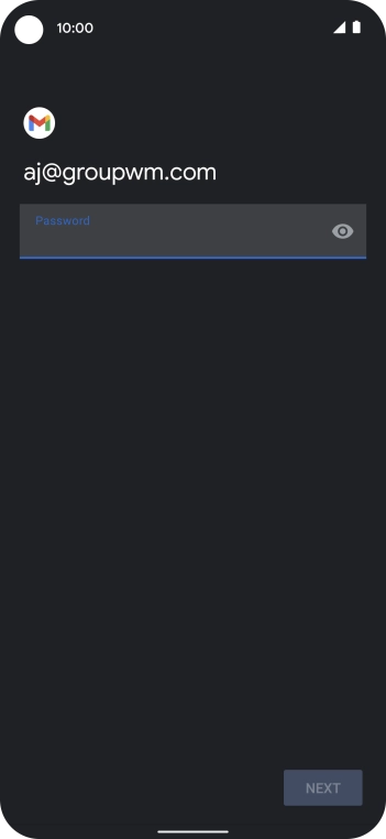 Press the field below 