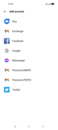 Press Personal (POP3).