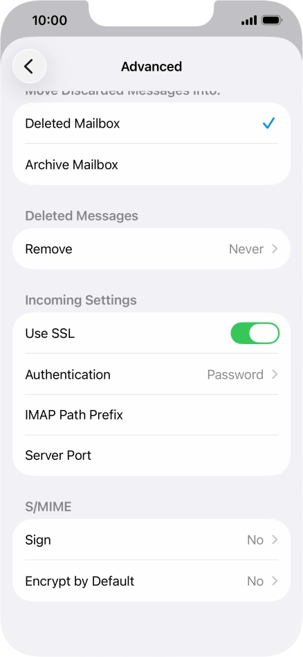 Press Authentication.
