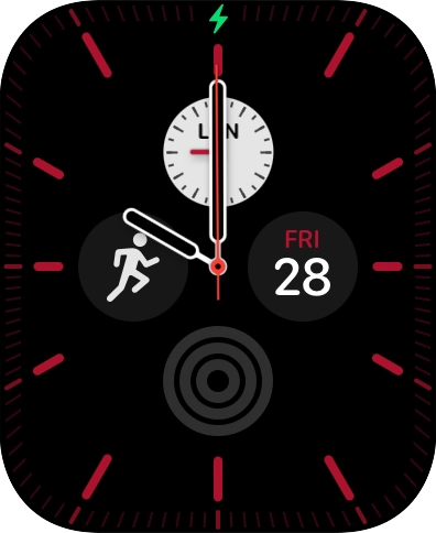 When the battery charging icon is displayed, charging is in progress.
