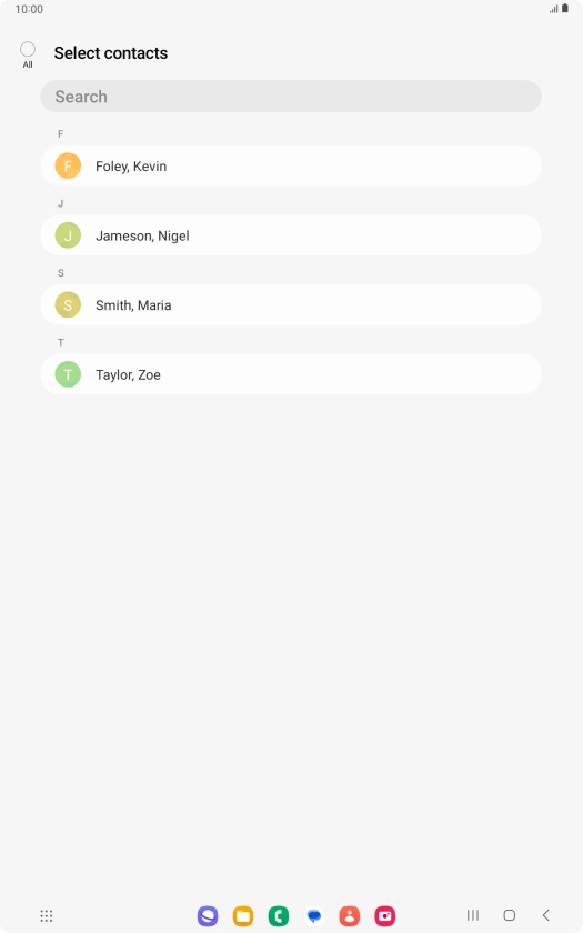 Press the field above 