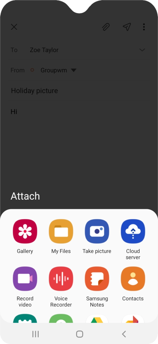 Press My Files and go to the required folder.