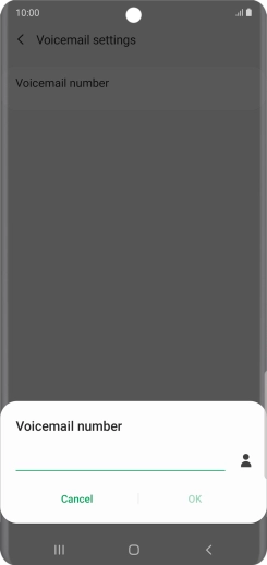 Key in +447953222222 and press OK.