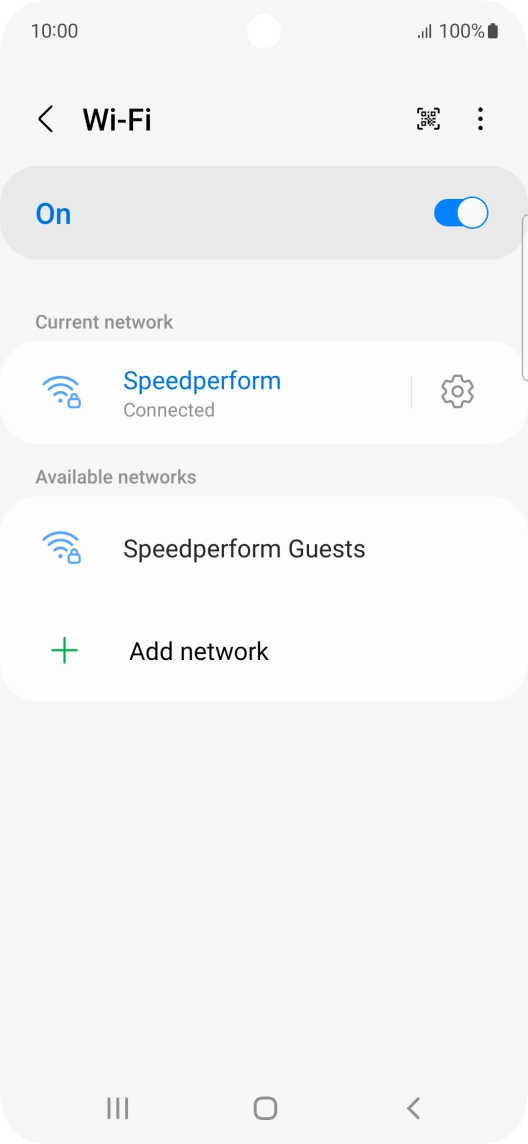 Press the Home key to return to the home screen.