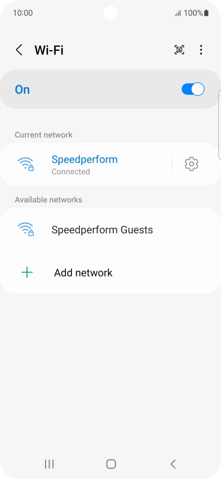 Press the Home key to return to the home screen.