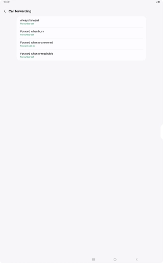 Press the Home key to return to the home screen.