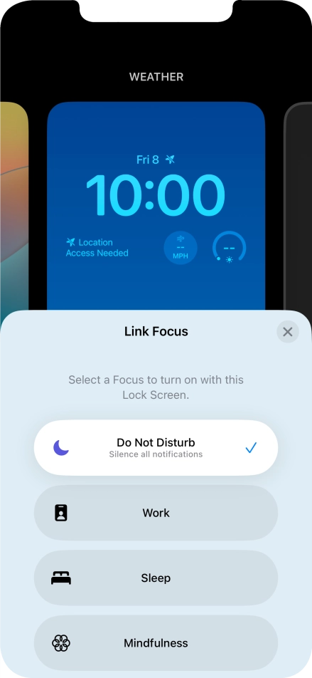 Press the close icon.