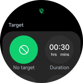 Follow the instructions on the screen to set the required goals.