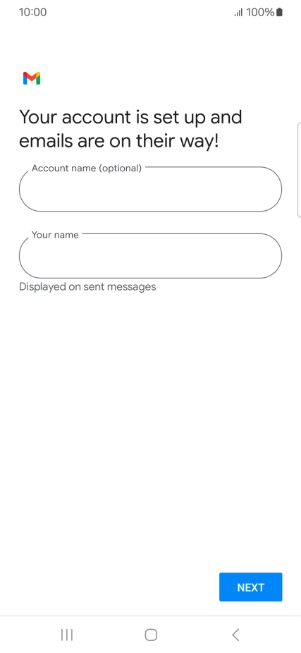 Press the field below 