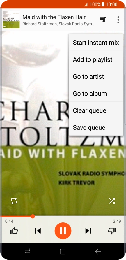 Press Add to playlist.