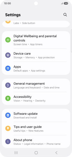 Press Software update.