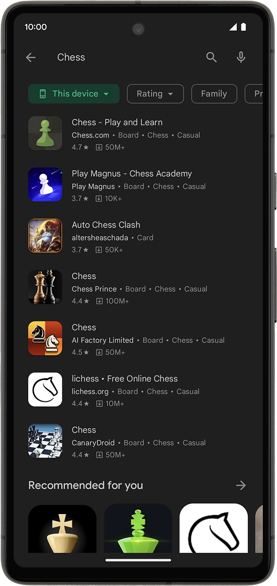 On your phone: Press the required app.