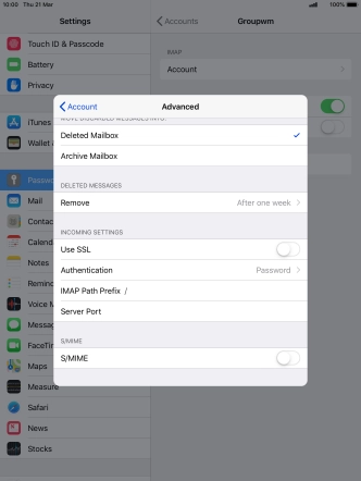 Press Authentication.