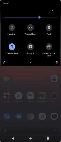 Press the Home key to return to the home screen.