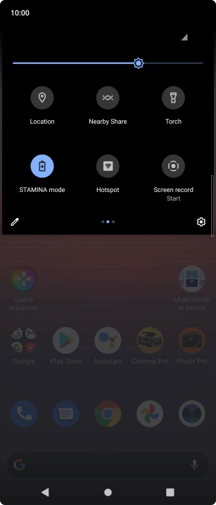 Press the Home key to return to the home screen.