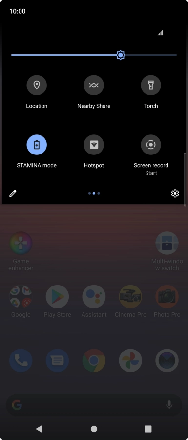 Press the Home key to return to the home screen.