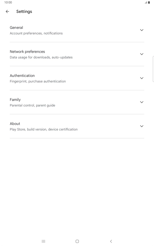 Press Network preferences.