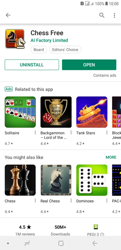 Press the Home key to return to the home screen.