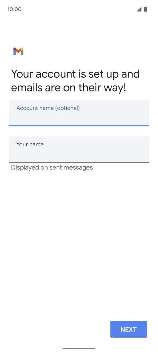 Press the field below 