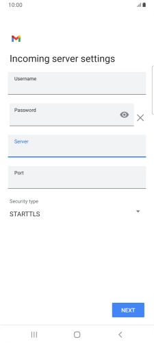 Press the field below 