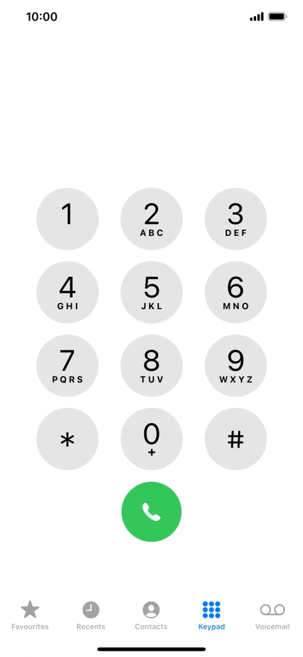 Press Keypad.