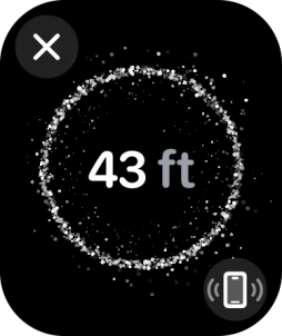 Follow the instructions on the screen to find your phone.