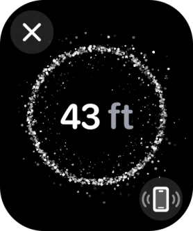 Follow the instructions on the screen to find your phone.