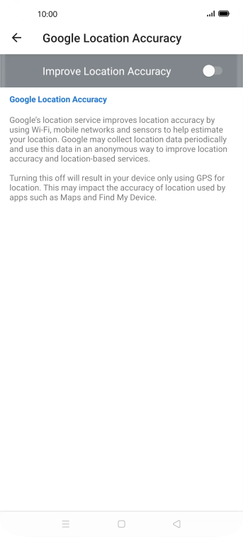 If you press the indicator next to 