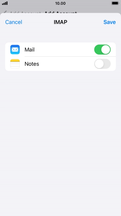 Press Save. Your email account has now been set up. To select more settings for incoming and outgoing server, proceed with the following steps.