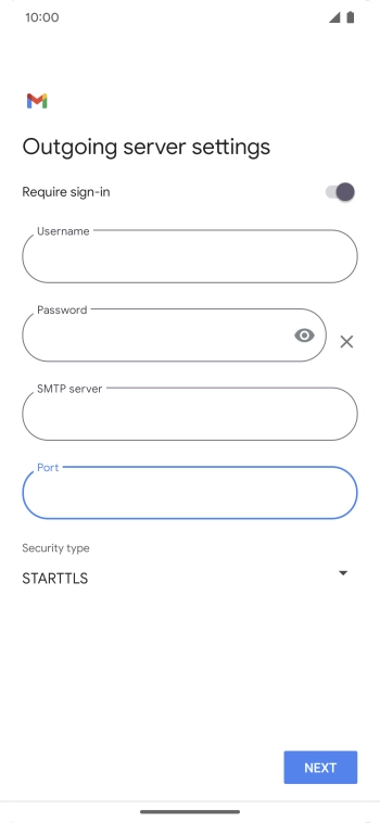 Press the drop down list below 