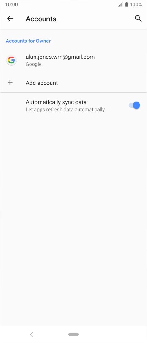 Press the Home key to return to the home screen.
