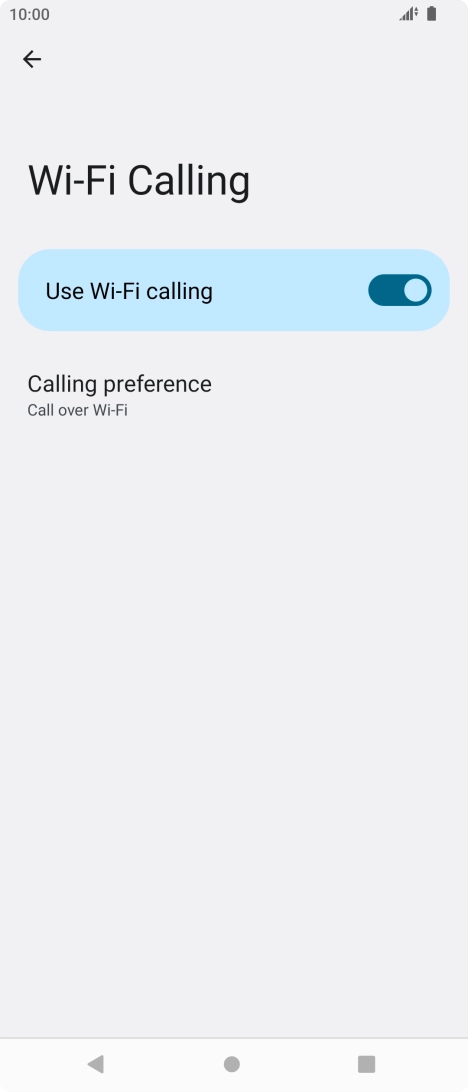Press the Home key to return to the home screen.