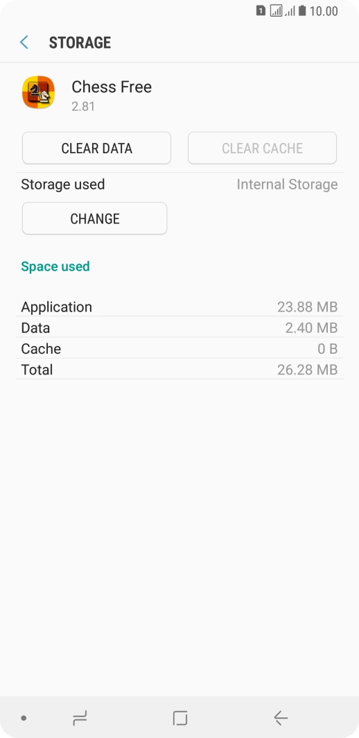Press the Home key to return to the home screen.