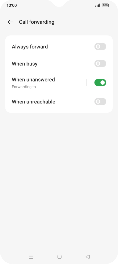 Press the Home key to return to the home screen.