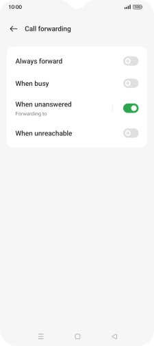 Press the Home key to return to the home screen.