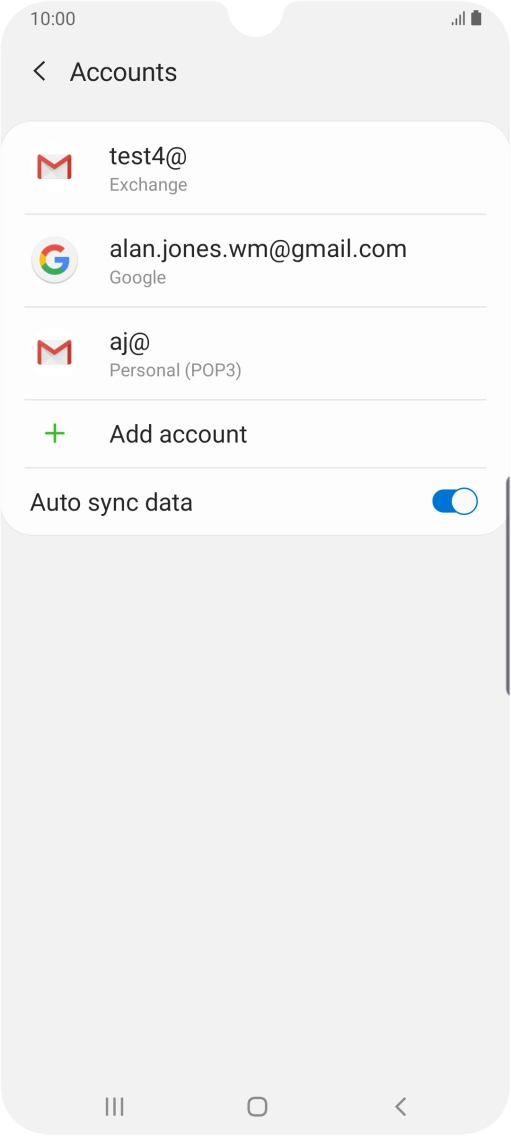 Press the Home key to return to the home screen.