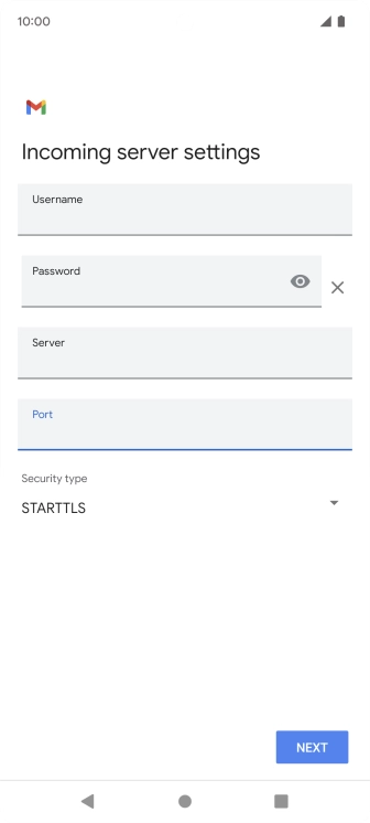 Press the drop down list below 