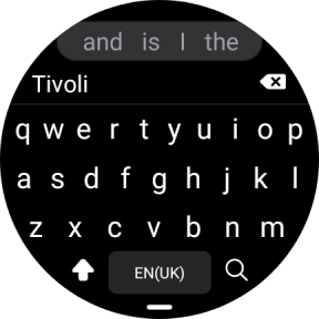 Key in the required destination and press the search icon.