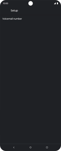 Press Voicemail number.