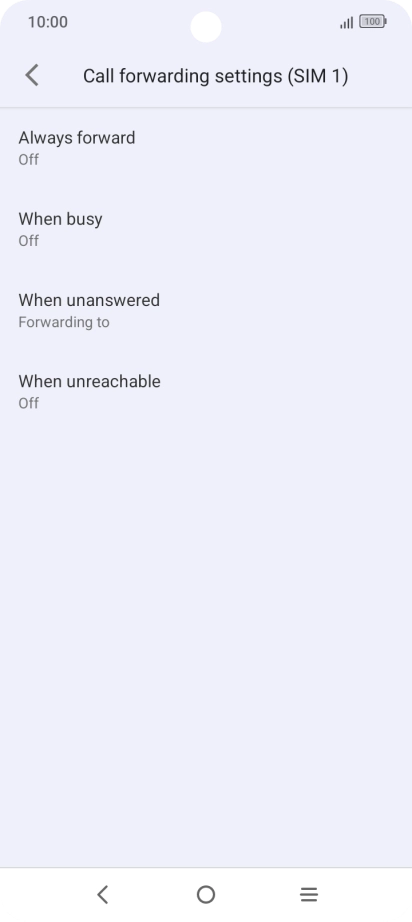 Press the Home key to return to the home screen.