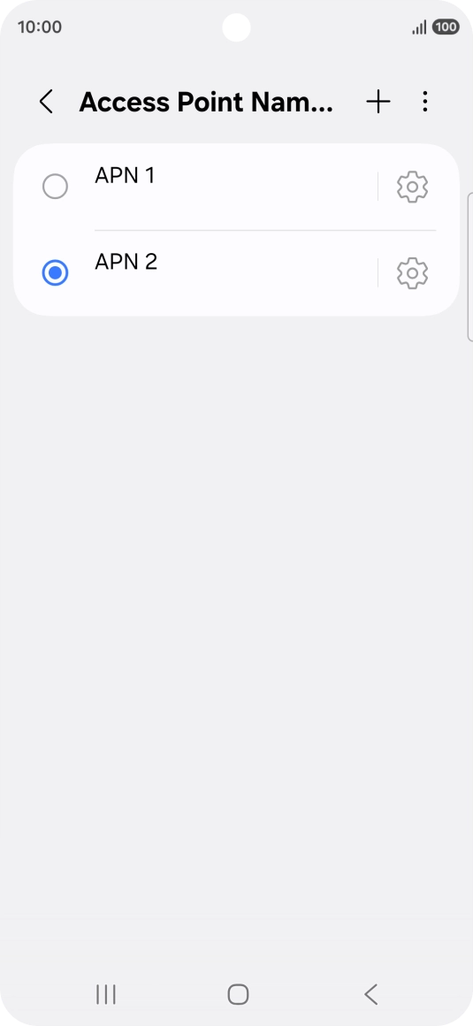 Press the Home key to return to the home screen.
