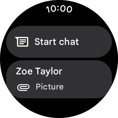 Press the required picture message.